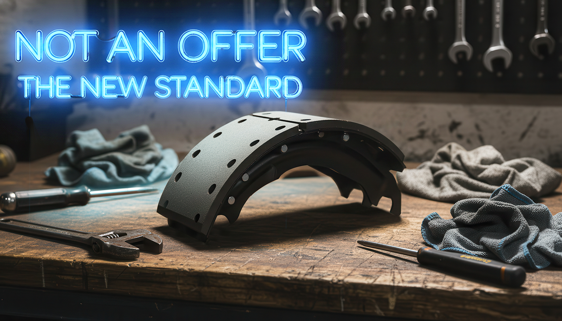 TRP aftermarket brake shoes for reliable truck maintenance